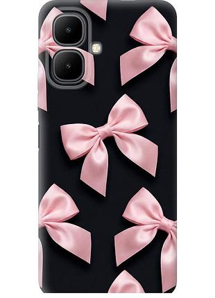 Чехол силиконовый на телефон infinix smart 10 coquette ribbons dark coquette "6767u-4104-58250"
