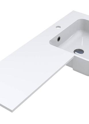Умивальник miraggio fontana r (0000520) miramarble | глянцевий | накладний/врізний | білий