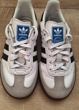 Кроссовки adidas samba белые размер 28.5