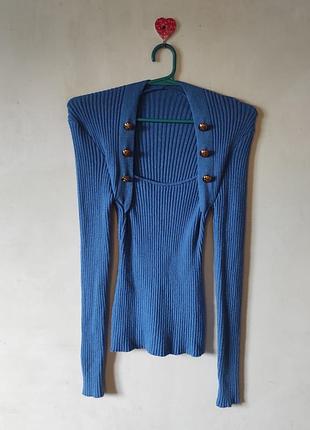 Светр в рубчик