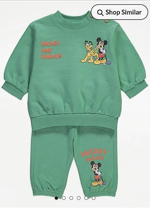 Костюм disney 3-6 м комплект mickey mouse
