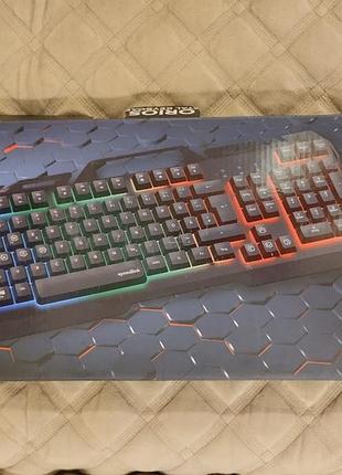 Ішгрова клавіатура speedlink orios metal gaming keyboard (модель sl-670003-bk).