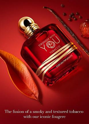 Чоловічий аромат emporio armani stronger with you tobacco 100 мл