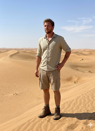 Шорты карго next цвета camel 2