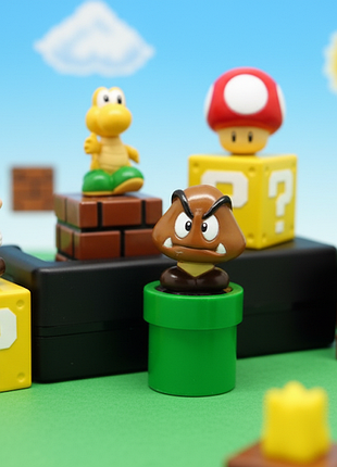 Набір фігурок  супер маріо super mario міні іграшки 5 шт 5 см