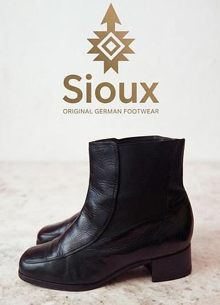 Жіночі черевики,весняні,шкіряні ботинки челсі sioux, німеччина р.38