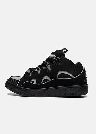 Lanvin curb black reflective 3