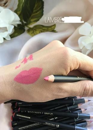 Акция карандаш для губ lip liner №11 lambre perfect contour3 фото