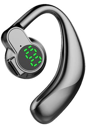 Беспроводные bluetooth 5.4 наушники блютуз гарнитура d21 ( вращение для левого и правого уха ) 1шт.