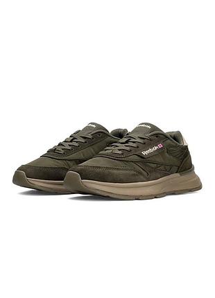 Чоловічі кросівки reebok classic khaki beige