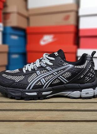 Чоловічі кросівки asics gel kahana 8 чорні з білим