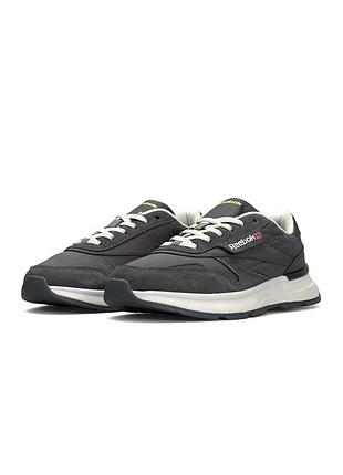 Чоловічі кросівки reebok classic grey white yellow