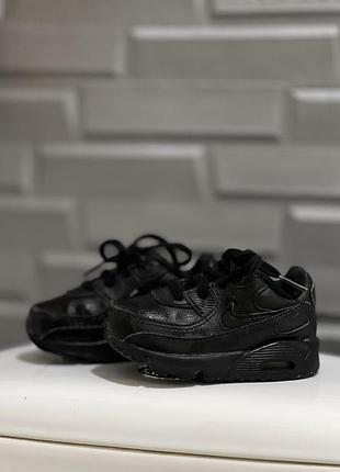 Nike air max 90 дитячі кросівки чорні розмір 21
