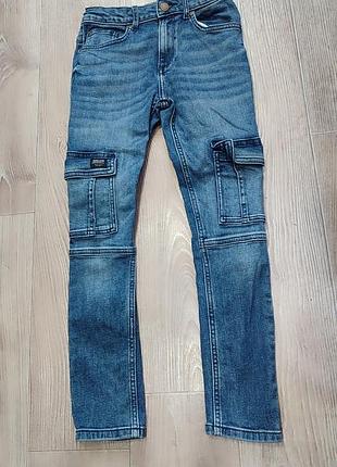 Джинсовые карго river island 9роков