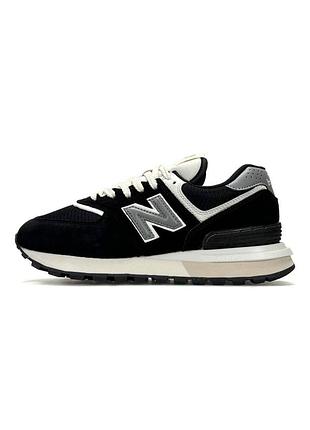 Чоловічі кросівки new balance 574 legacy black white