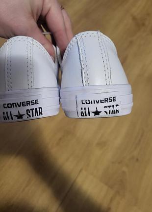 Кожаные кеды converse 3
