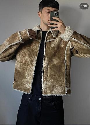 Sheepskin cropped jacket (куртка)
