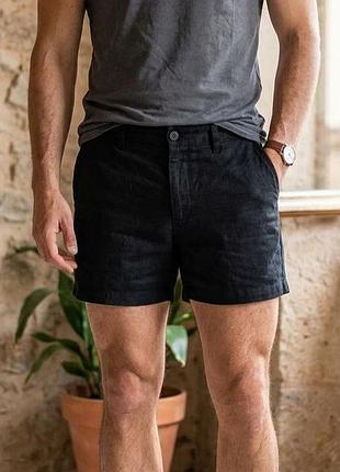 Шорты мужские лён короткие р.34/36 asos
