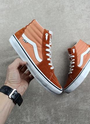 Скейтерські замшеві кросівки весни vans skate sk8-hi skate shoes