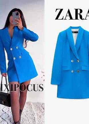 Подовжений жакет сукня zara