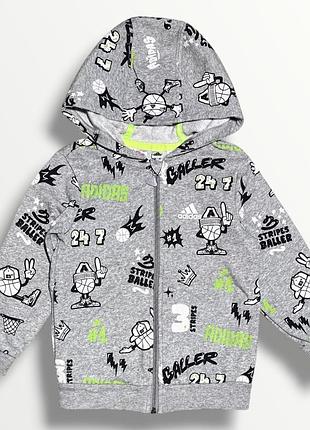 Кофта adidas оригінал без утеплення кофта на змійці худі на весну літо як нова