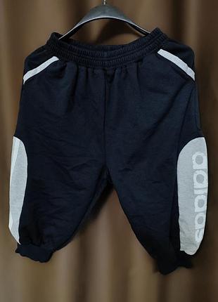 Бриджи мужские adidas.размер 50,52.цвет темно- синий с серыми вставками.