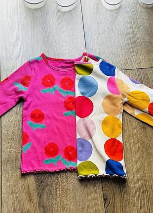 Кофтинка лонгслів реглан в рубчик next 92-98