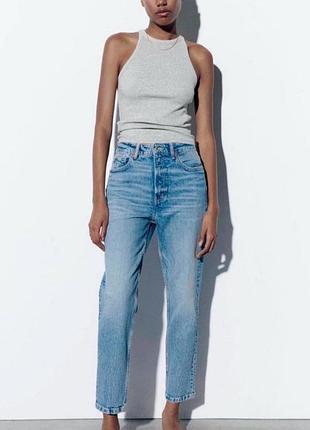 Джинсы zara mom fit р.38 лучше 36