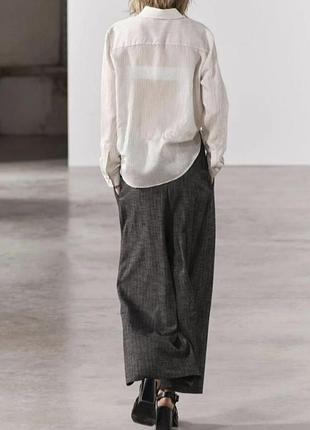 Рубашка zara вискоза 3