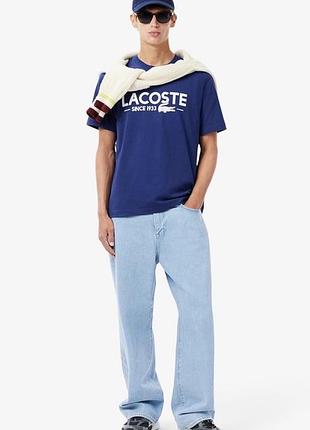 Lacoste men’s printed cotton t-shirt – оригінал, xxl