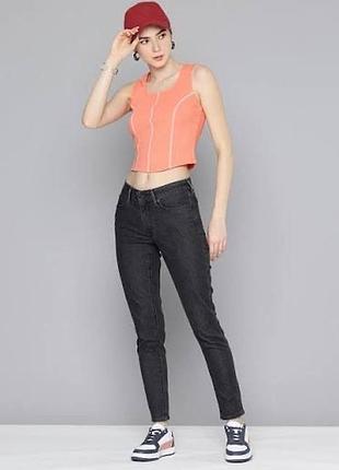 Чорні джинси levi's 711 w30 l32 – оригінал