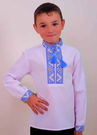 Вышиванка детская машинная вышивка