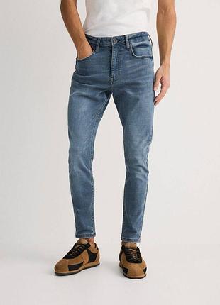 Мужские джинсы стрейч slim fit m&amp;s