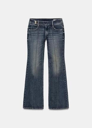 Джинсы trf bootcut с низкой посадкой