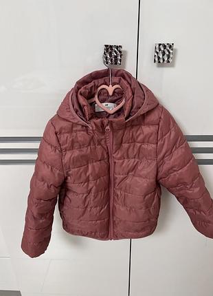 Курточка на дівчинку h&m 4-6 р.