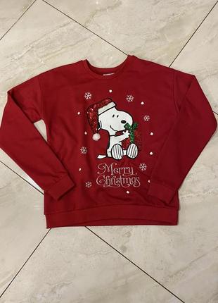 Свитшот h&m merry christmas