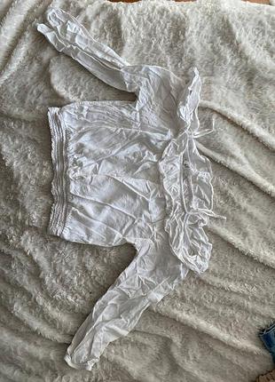 Блуза біла h&m 3