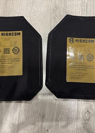 Бронеплита highcom guardian 4s17, level iv stand alone, 25 см x 30 см
