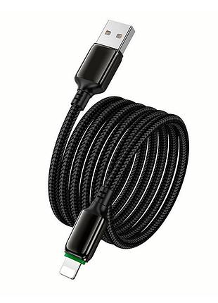 Кабель hoco x127 lightning - usb data cable 12w 1m черный 5