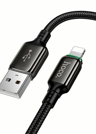 Кабель hoco x127 lightning - usb data cable 12w 1m черный 8