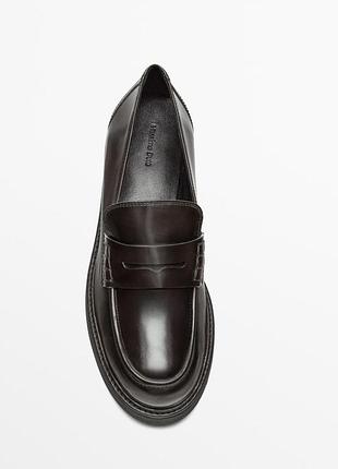 Лофери шкіряні massimo dutti