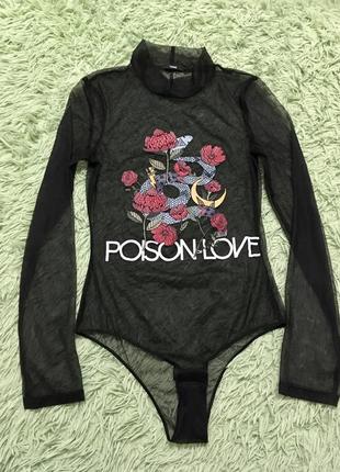 Стильне боді-сітка tezenis
