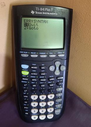 Графический калькулятор texas instruments ti-84 plus t