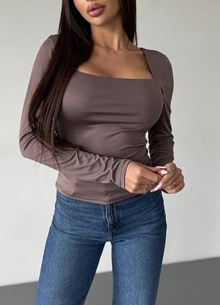 Стильный базовый лонгслив, лонг, кофточка, кофточка водолазка