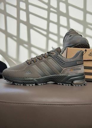 Мужские кроссовки adidas marathon brown grey