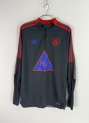 Adidas manchester united human race football long sleeve training jersey top m size