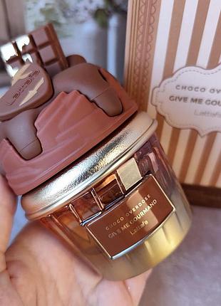Женская парфюмерная вода lattafa give me gourmand choco overdose ​​​​​​​3мл распив оригинальной парфюмерии 3мл