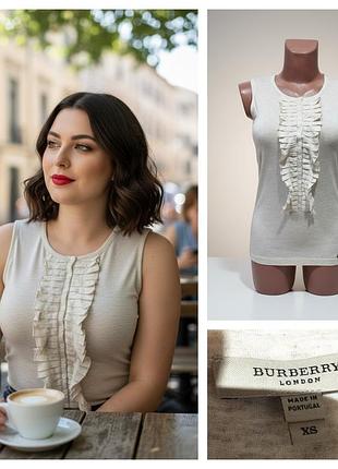 620. burberry, жіноча майка від преміум бренду, нова сток