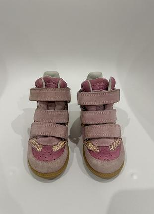 Шкіряні черевики на дівчинку 24р.