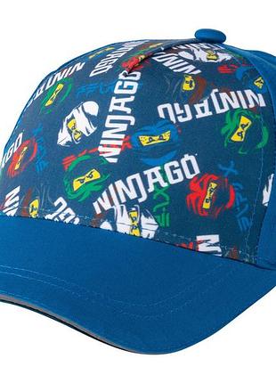 Кепка ninjago для хлопчика disney lego 410175 обхват 52-54 (122-140 см) синій